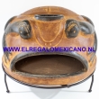 Sol-y-Yo 4830RD/BL Mexicaanse Houtgestookte Pizza Oven Yukatan kikker 52x44cm. rood/zwart