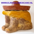 Slapende Mexicaan haragan 44x37x40cm. rood-geel-bruin GROOT 15KG.!